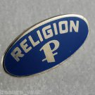 Vintage Collectible Religion Pin Silver Metal Religious Jewelry