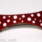 Red and White Polka Dot  Dog Bone Shaped Hair Barrette