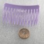 Vintage Purple Plastic Hair Comb Pair Hair Accessorie