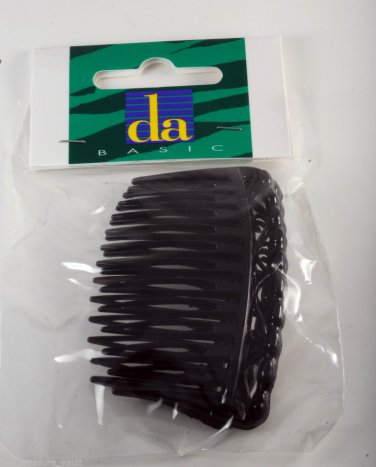 Da Basic Black PLastic Hair CombsPair Hair Accessories Clips New in Package