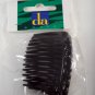 Da Basic Black PLastic Hair CombsPair Hair Accessories Clips New in Package