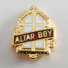 Vintage Gold Tone Metal Religious Alter Boy Pin New On Card