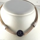 Vintage Silver Mesh Slide Adjustable Pendant Choker Necklace Jewelry