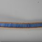 Vintage Barefoot Blue Beaded Footless Sandal Pair Beach Party Wear
