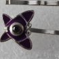Vintage Butterfly Hair pins Bobby Pins Silver Metal Enamel Pink Rhinestone Pair