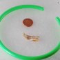 Vintage Collectible Green 1970's West Germany Choker Plastic Necklace Jewelry