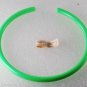Vintage Collectible Green 1970's West Germany Choker Plastic Necklace Jewelry
