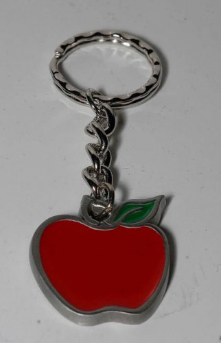 New York Big Apple Rawcliffe Pewter 1987 Keychain