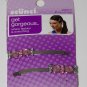 Scunci Pink Jewel Hair Pin Bobby Pin Pair New on Card