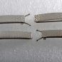 Vintage Hair Barrettes Set of 4 Silver TOne Metal Streak Hair Accessorie
