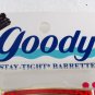 Retro 1989 Goody Stay Tight Barrettes Pair New in Package Red Hologram Gold Tone