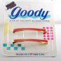 Retro 1989 Goody Stay Tight Barrettes Pair New in Package Red Hologram Gold Tone