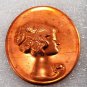 Vintage Cameo Stamping Copper Plated Metal Hollow Back Victorian Lady