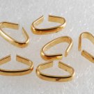 Vintage Set of 6 Gold Metal Connectors Jewelry Making