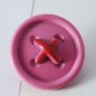 Vintage Collectible  Pink Button Pin Jewelry Glass Ceramic Accessorie