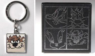 TAZMANIAN DEVIL WARNER BROTHER KEYCHAIN LOONEY TOONS METAL