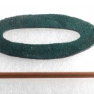 Vintage Green Suede Hair Stick Hair Barrette  Ladies Accessorie