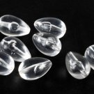 Vintage Acrylic Plastic Beads Bubble Drop Drilled Through Lot of 8 Jewelry