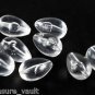 Vintage Acrylic Plastic Beads Bubble Drop Drilled Through Lot of 8 Jewelry