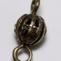 Vintage Brass Filligree Metal Connector Bead Finding 12