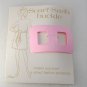 Vintage 60's Nemo Scarf Sash Buckle Rectangle Pink  Accessory New On Card