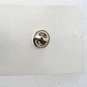 Vintage Letter "H" Mamselle Hand Carved Genuine Gold Finish Lapel Pin