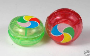 SET OF 2 CHILDS TINY MINI PLASTIC YO-YO'S TOYS