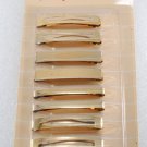 Vintage Tip Top Hair Barrette Card of 8 Made in USA Faberge Spring Back NOC