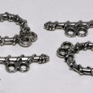 Vintage Silver 2 Strand Toggle Clasp Jewelry Making 2