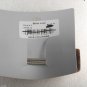 Bella Luxe Wooden Hair Barrette Rectangle Slotted New on Card Silver Clip