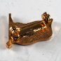 Vintage Painted Brass Metal United States USA Flag Pin