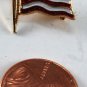 Vintage Painted Brass Metal United States USA Flag Pin