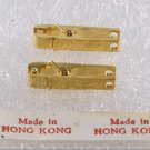 Vintage Gold Rhinestone Hong Kong Clothes Pin Pendants