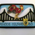 LIONS CLUB RHODE ISLAND COLLECTIBLE PIN PLATE JEWELRY ROOSTER BRIDGE