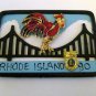 LIONS CLUB RHODE ISLAND COLLECTIBLE PIN PLATE JEWELRY ROOSTER BRIDGE