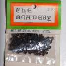 Vintage Clear Black Plastic The Beadery Beads Packaged