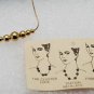 Vintage Collectible Gold Plated Slide A Bead Necklace Jewelry