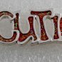 Silver Metal Erica Hope "Cutie" Keychain Accessorie Key Fob