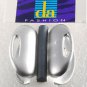 1999 Delsol Made in France Silver Plastic Hair Claw Clip Barrette
