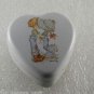 Vintage Heart Shaped Tin Kissing Sarah Kay Valentine Australia Made Switzerland
