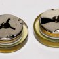 Vintage Nony New York Acrylic White Dove Button Covers