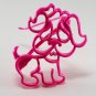 Vintage Pink Metal Dog Hair Barrette Hair Accessorie