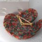 Vintage Line One Huge Duck Brooch Embedded Acrylic Jewelry  Acessorie