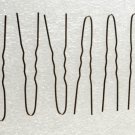 Set of 6 Vintage Black Hair Pins Bobby Pins Hair Accessories