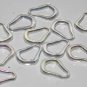 Vintage Keyhole Pearlized Plastic Connector Finding 12
