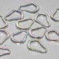 Vintage Keyhole Pearlized Plastic Connector Finding 12