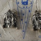 Vintage Silver 14 kt. Gold Filled Wires Jesus Christ Religious Earrings
