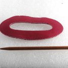 Vintage Red Suede Hair Stick Hair Barrette  Ladies Accessorie
