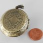Victorian Style Raw Brass Locket Nevermore Poe Glass Dome Cabochon  Jewelry