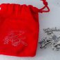Thats All Folks Warner Brothers Bugs Bunny 1994 Pin Velveteen Pouch Jewelry